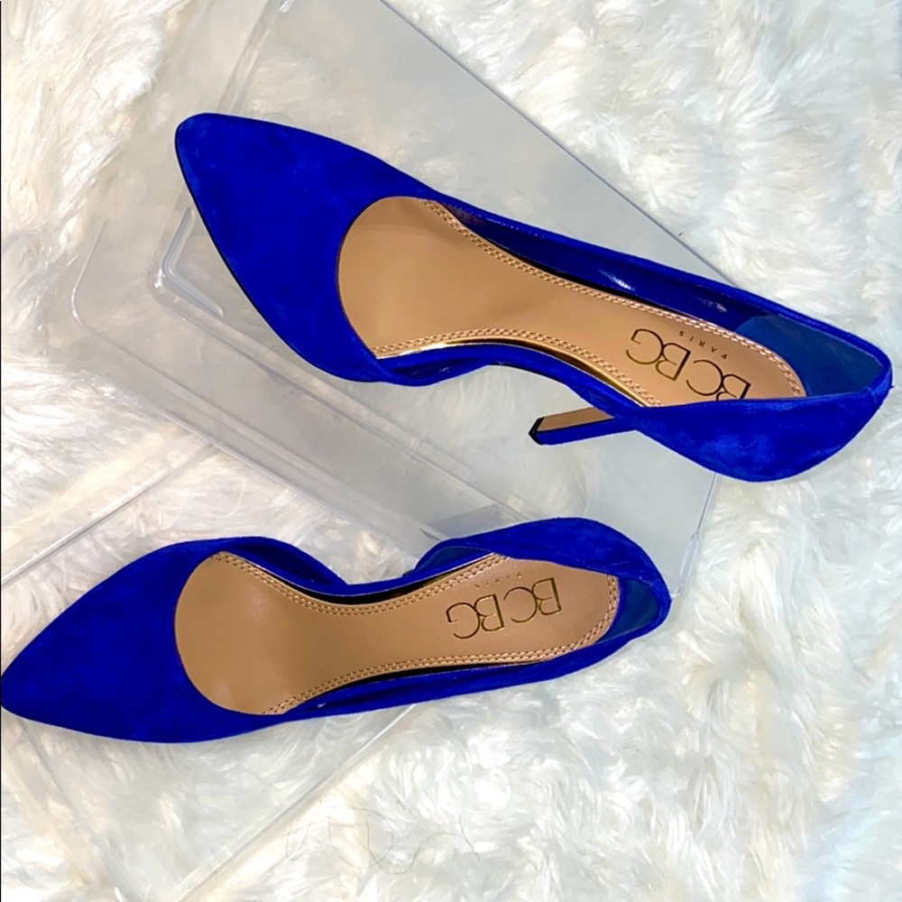 Blue Suede Heels - BCBG - NEW